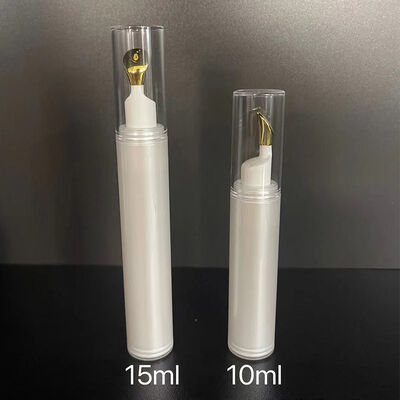 10 ml 15 ml Mini Luftlose Pumpenflasche PP Plastik Augenserum Creme Luftlose Flasche