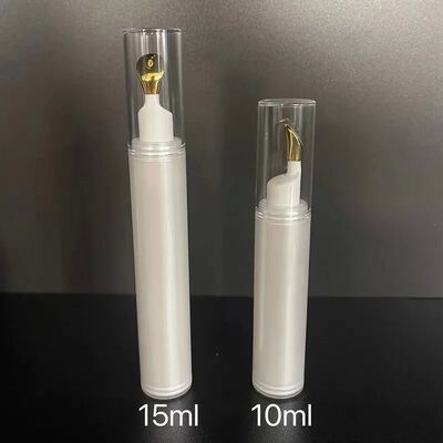 10 ml 15 ml Mini Luftlose Pumpenflasche PP Plastik Augenserum Creme Luftlose Flasche