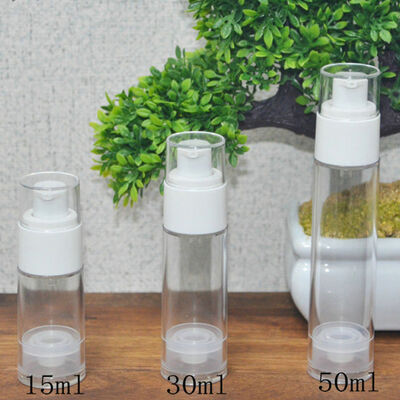 Leere Plastiklotion Luftlose Gesichtsserum Pumpe Flasche für Hautpflege Verpackung Luftlose 50 ml