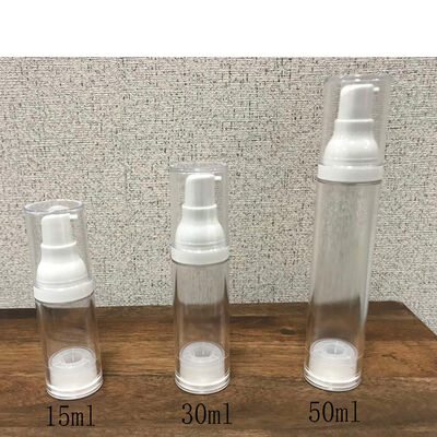 Leere Plastiklotion Luftlose Gesichtsserum Pumpe Flasche für Hautpflege Verpackung Luftlose 50 ml