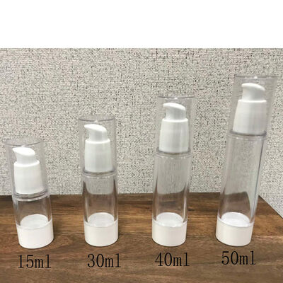 Airless-Pumpflasche, kundenspezifisch, leer, kosmetischer Kunststoff, neues Design, Airless-Flasche