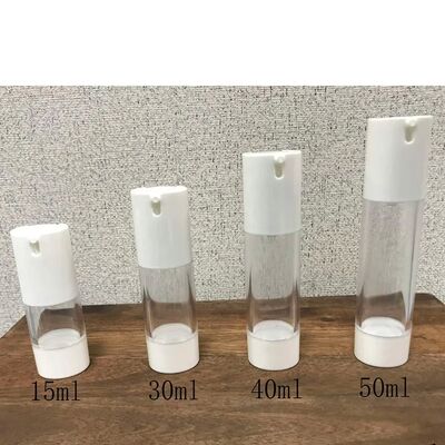 Airless-Pumpflasche, kundenspezifisch, leer, kosmetischer Kunststoff, neues Design, Airless-Flasche