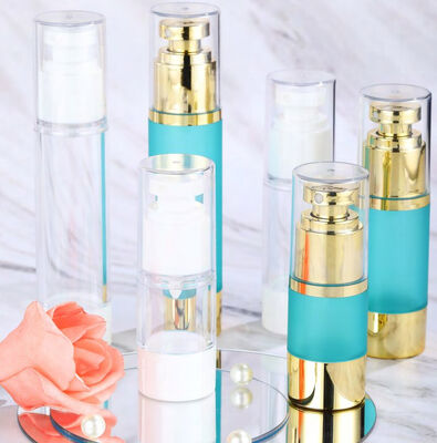 Leere 15 ml 30 ml Airless-Pumpflaschen für Lotion-Hautpflege mit Pumpsprüher