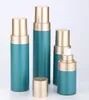 30 ml 50 ml glänzend weiße PP-Airless-Flasche mit Lotionspumpe
