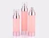80/100ml Slik-Screen-Druck Klares Serum Luftlose Flasche mit Pumpensprayer