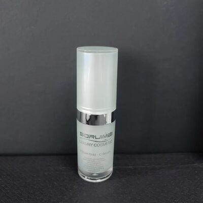 Sonnenschutzcreme-Behälter, 30 ml, Quetschpumpe, Sonnenschutzflasche, Kosmetik, Eiform, Kunststoff, individuell, leer, Sonnenschutz, weiß