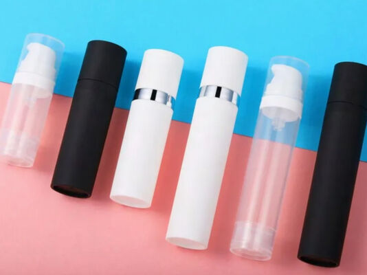Plastik PP Leere Kosmetische Luftlose Pumpe Lotion Serum Flasche K26-4 10ml 15ml 20ml 30ml