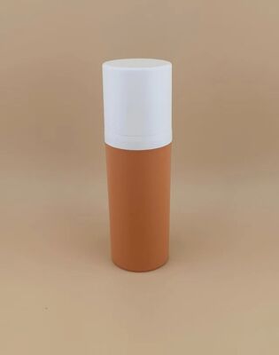Neu gestaltete braune tragbare Plastikflasche ohne Luft und Fahrkomfort mit weißer Abdeckung 1A