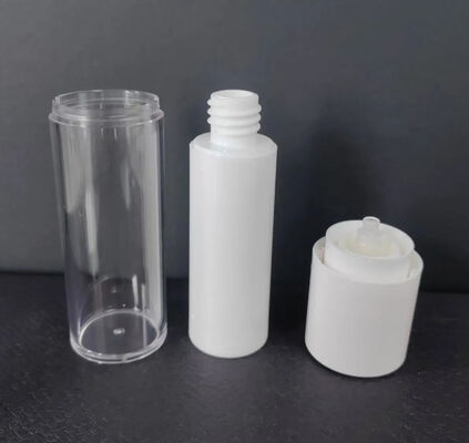 Luxuriöse schlanke Wasser-Schaum-Wiederauffüllbare Luftlose Kosmetik-Pumpe Flasche mit für die Hautpflege