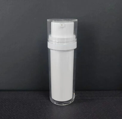 Luxuriöse schlanke Wasser-Schaum-Wiederauffüllbare Luftlose Kosmetik-Pumpe Flasche mit für die Hautpflege