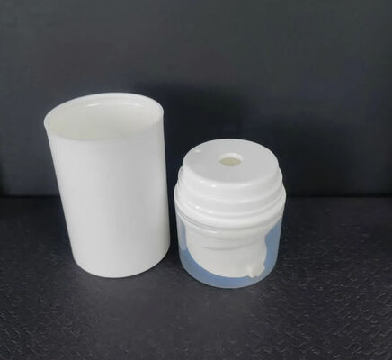 Runde Glasflasche mit Lotionspumpe, Spray, Cremeglas-Kosmetikflasche mit Pumpe