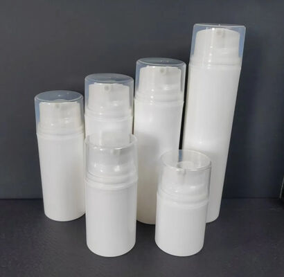 Runde Glasflasche mit Lotionspumpe, Spray, Cremeglas-Kosmetikflasche mit Pumpe