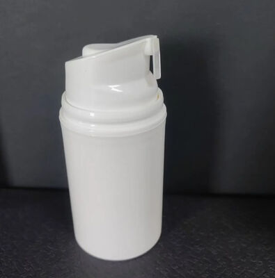 Runde Glasflasche mit Lotionspumpe, Spray, Cremeglas-Kosmetikflasche mit Pumpe