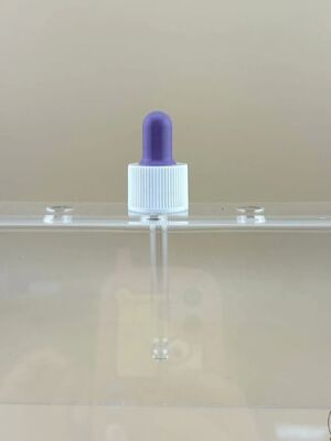 Individuell angefertigte 18/412-Etherische Ölflasche Glas Pipette Tropfdropper Plastik PP-Glatttropfdropper