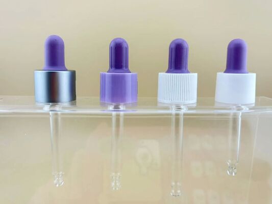 Individuell angefertigte 18/412-Etherische Ölflasche Glas Pipette Tropfdropper Plastik PP-Glatttropfdropper