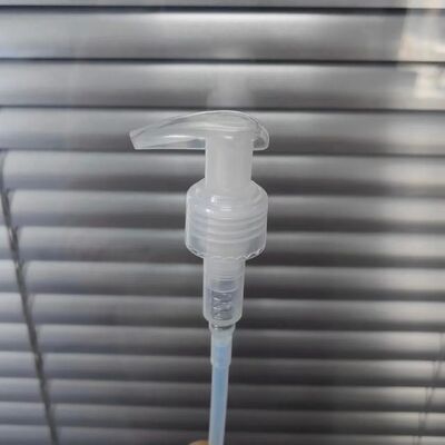 Pumpkopf 2cc Dispenser Lotion Pump 28/410 glänzendes Silber Metallisiert