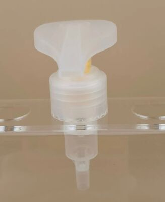 Transparente Lotionspumpe mit Links-Rechts-Verriegelung für die Hautpflege