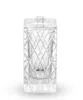 Glasparfümflasche, 100 ml, quadratische Glasflasche, transparente Flasche mit Sprühgerät