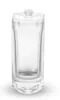 Glasparfümflasche, 100 ml, quadratische Glasflasche, transparente Flasche mit Sprühgerät