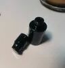 Schwarze Glasnebelflasche/Schwarze Sprühglasflasche für flüssigen Nebel/Schwarze Glasflasche