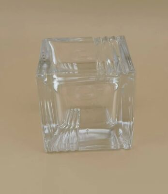 Quadratische Dicke Sohle Glatte klare Glasflasche für Autoparfüm