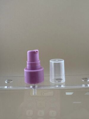 Lotionsbehandlungspumpe mit halber Kappe Lila Kosmetikverpackung 20/410 Cremepumpe