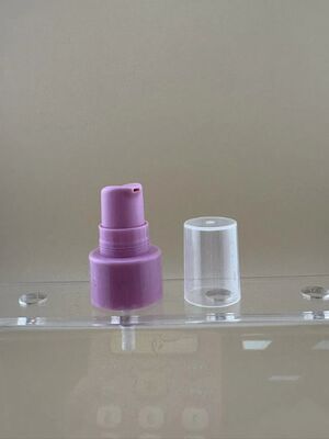 Lotionsbehandlungspumpe mit halber Kappe Lila Kosmetikverpackung 20/410 Cremepumpe