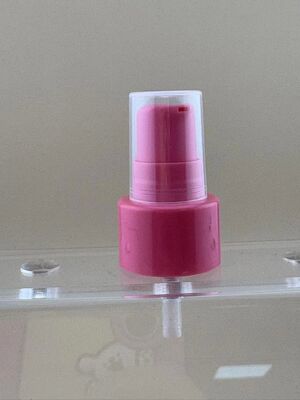 Kosmetische rosa Lotion Creme Behandlung Pumpe 20/410 für die Hautpflege ätherische Öl Glasflasche