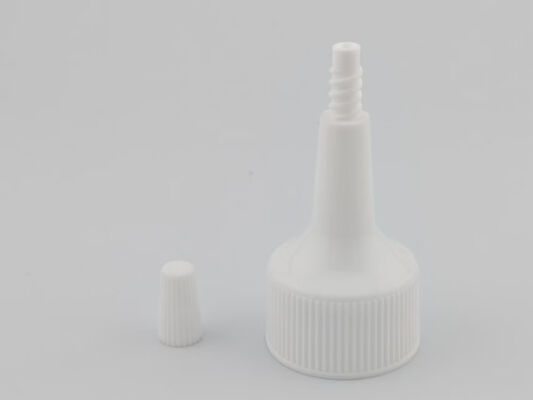 Flaschenverteilfach 24 mm weiße Gürtel-Schraubkappe