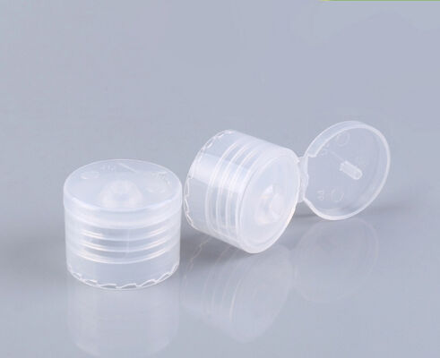 Flaschendeckel mit glatter Oberfläche, 24-28-mm-Squeeze-Shampoo-Flasche, Kunststoff-Flip-Cap