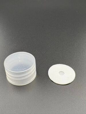 28/410 PP-Schraubentlüftungskappe mit Dichtung für Flasche