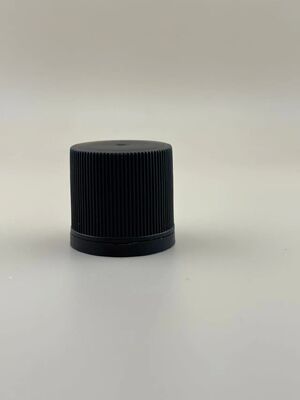 Schwarze 20/410 Manipulationssichere Kappe für Glasflaschen