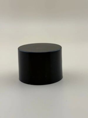 Schwarze 20/410 Manipulationssichere Kappe für Glasflaschen
