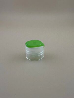 24/410 Zweifarbige Flip-Top-Kappe aus Kunststoff für Flaschen