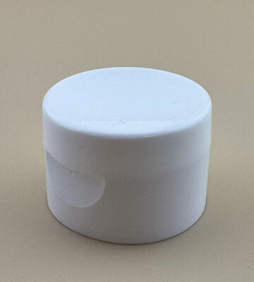 Weiße Kosmetikflaschenkappe 28 mm Flaschenkappe Runder Kunststoff für Handwaschmittel