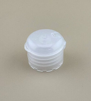 Weiße Kosmetikflaschenkappe 28 mm Flaschenkappe Runder Kunststoff für Handwaschmittel