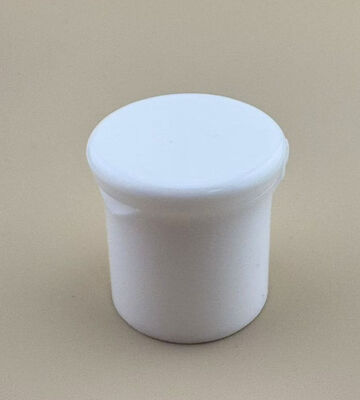 Weiße Kosmetikflaschenkappe 28 mm Flaschenkappe Runder Kunststoff für Handwaschmittel