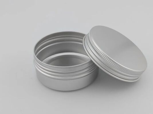 Aluminium-Kosmetik-Glas Aluminium-Tee-Glas Aluminium-Glas mit breitem Mund mit Deckel