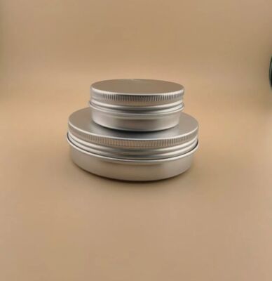 Aluminium Lippenbalsambehälter Gehäuse 50 ml 60 ml Aluminiumblechbehälter 60 Gramm 100 ml Aluminium Kerzenkrug für Tee