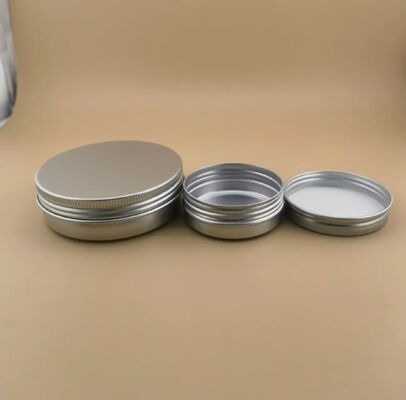 Aluminium Lippenbalsambehälter Gehäuse 50 ml 60 ml Aluminiumblechbehälter 60 Gramm 100 ml Aluminium Kerzenkrug für Tee