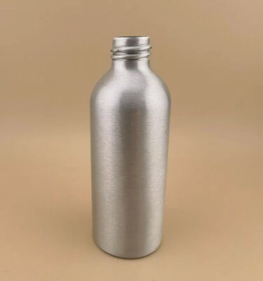 Neue luxuriöse, durchsichtige, silberne Aluminiumflaschen aus hochwertigen kosmetischen Aluminiumflaschen