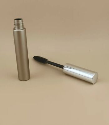 Flaschen-Augenbürste mit goldenem Aluminium-Schraubdeckel für Frauen