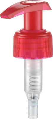 Bambus-24mm Lotions-Zufuhr-Pumpen-multi Plastikfunktions-rote Farbe