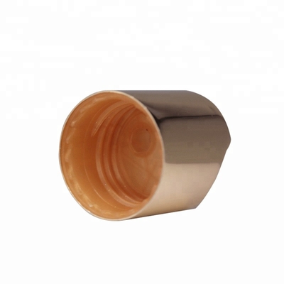 Kosmetische Aluminiumspitze der goldenen Schallplatte, K901-5 Nonspill Flip Top Bottle Lids