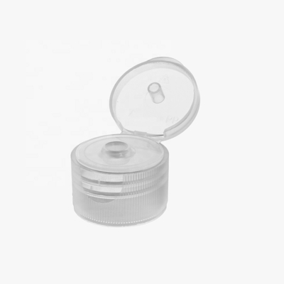 K902-1 Flip Top Plastic Cap ISO14001 ungiftiges transparentes 18/20/24/28mm
