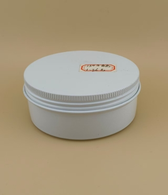 Großer weißer Aluminiumkoffer mit Schraubkappe für Kosmetik Kunststoff PP für Lotion Pumpe CRC möglich