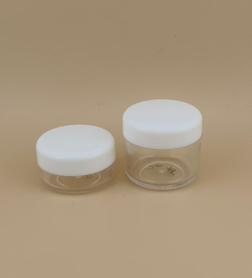 Hautpflege Klar Plastikcreme-Glas mit Schraubdeckel und Zertifizierung