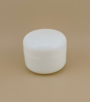 Weiß zertifizierte weibliche Hautpflege Plastikcreme Glas mit Schraubdeckel