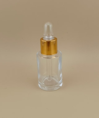 Persönliche Tropffflasche Lotion Dispenser Pumpe für Gesichts Essenz mit gelbem Schraubdeckel und kleine Größe
