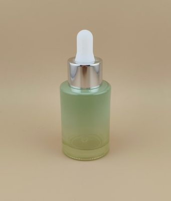 Neues Design Klares, schrittweises Ändern Matcha Grünes, glattes, rundes Tropffflasche K-GBL30 für Essence